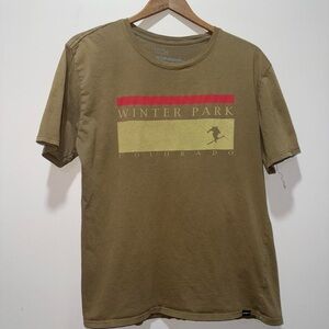Winter Park Colorado Men's T-Shirt - Olive